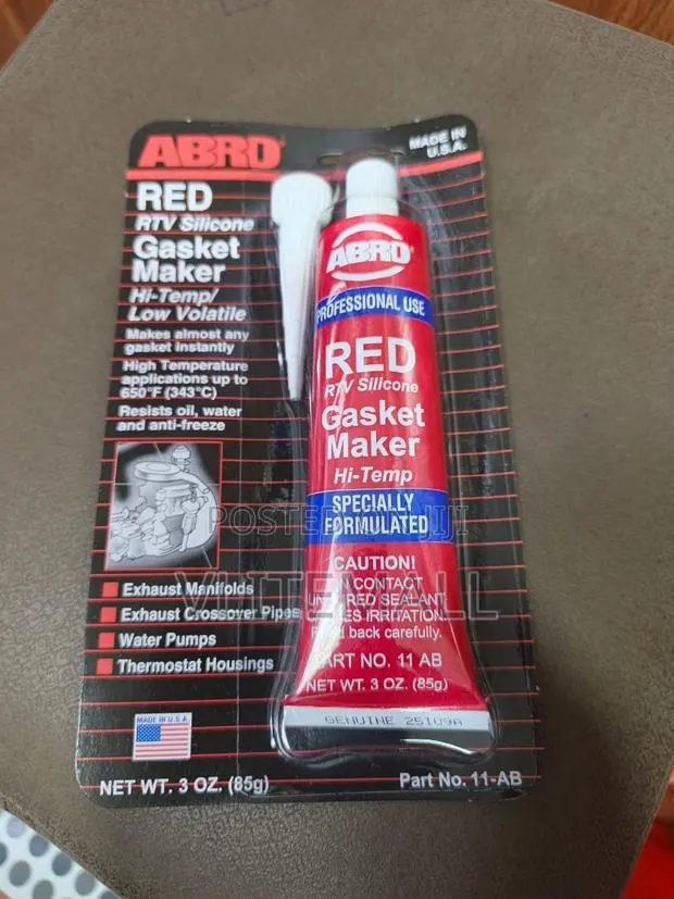 ABRO Red RTV Silicone Gasket Maker · Photo 1