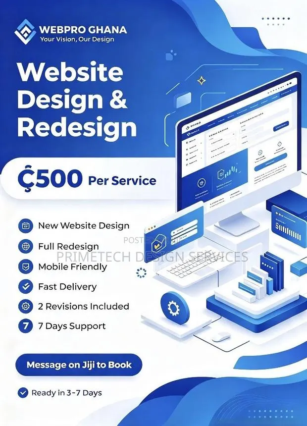 Website Design & Redesign — WebPro Ghana · Photo 1