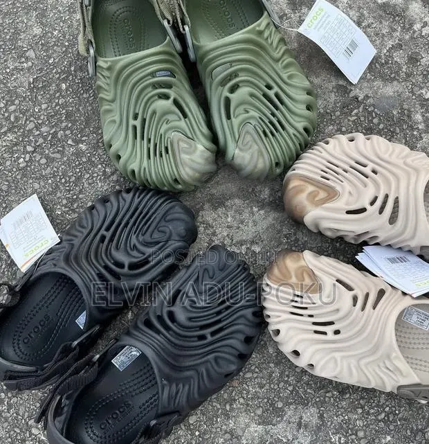 Echo Marbled Crocs Sandals Comes In Different Colors, Swipe >>> · Photo 1