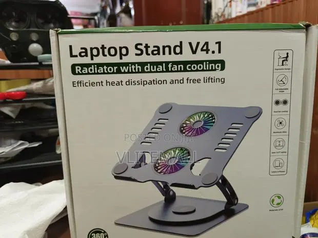 Laptop Stand With Double Fan · Photo 1