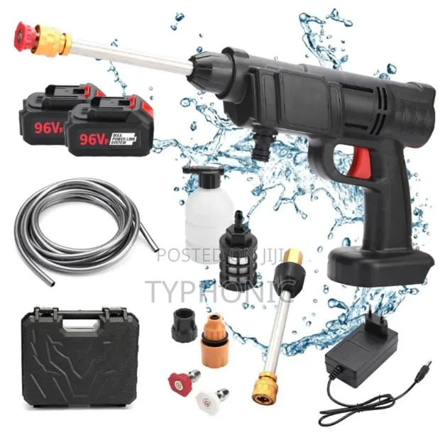 Pressure Gun for Car Wash. 96v Battery Capacity · Photo 1