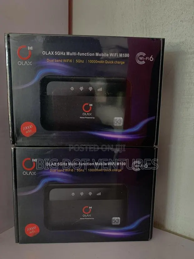 OLAX 5GHz Multi-Function Mobile WiFi M100 With Built in Power Bank · Photo 1