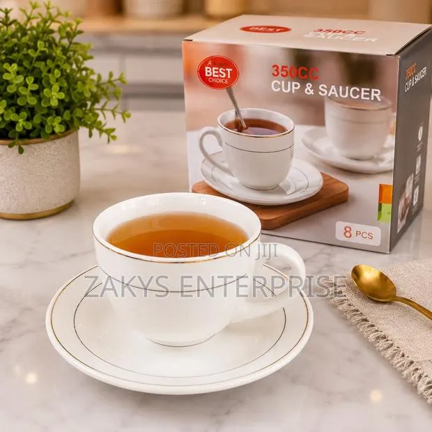 Tea Mug Saucer 8pcs · Photo 1