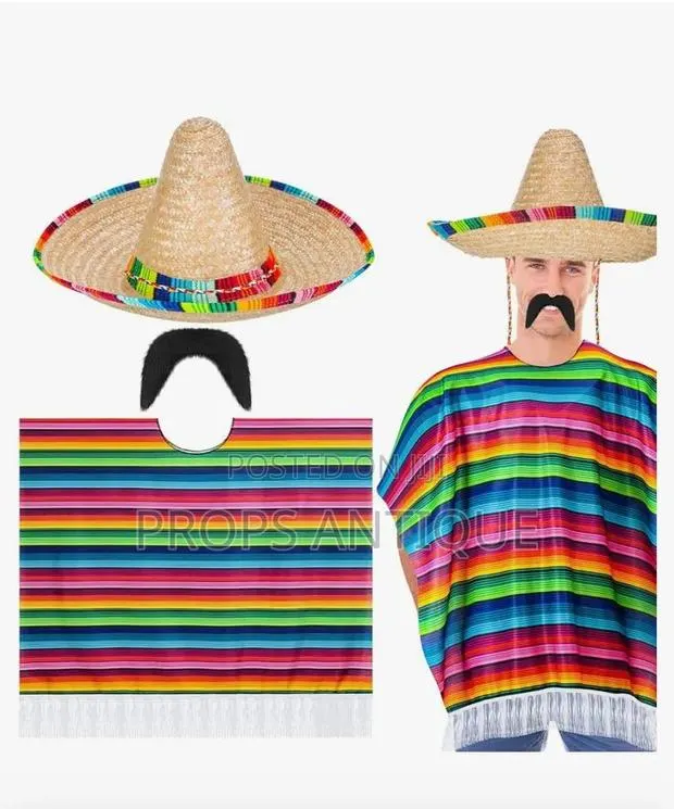Mexican Serappe Poncho Costume · Photo 1