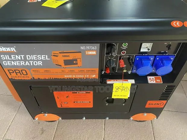Finder Pro Series 7.5KVA Silent Diesel Generator · Photo 1