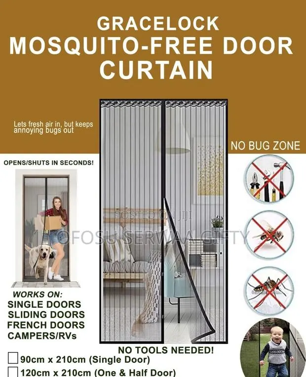 Magnetic Door Curtains · Photo 1