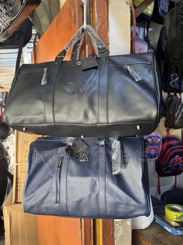 Quality Sk Thick Leather Large Size Duffle Traveling Bag. · Photo 1