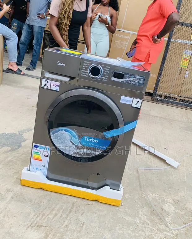 Super Fast Midea 7 Kg Front Load Washing Machine Mf110w70/T) · Photo 1