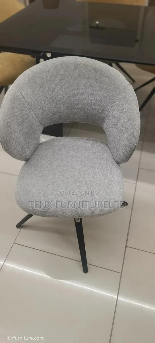 Dining Chair (Light Grey)Swivel · Photo 1