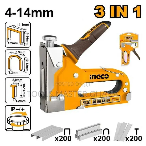 3 in 1 Staple Gun - Hsg1405 · Photo 1