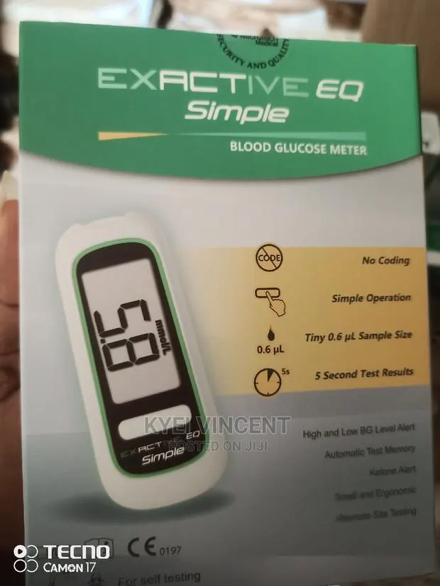 Exactive EQ Glucometer With Free 10 Strips and Lancets · Photo 1
