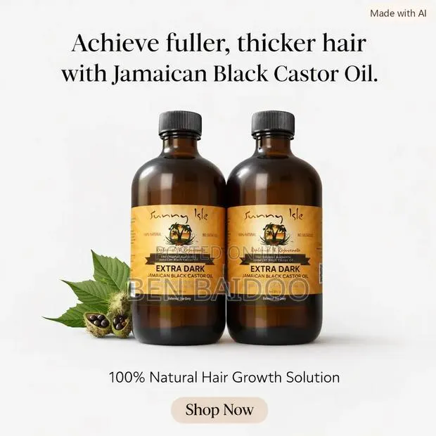 Jamaican Black Castor Oil 8oz.(thicker Hair) · Photo 1