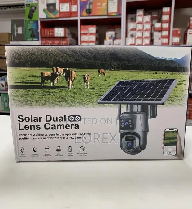 Solar 4g Sim Camera PTZ Single Lens 6mp 2way Talk Eseecloud · Photo 1