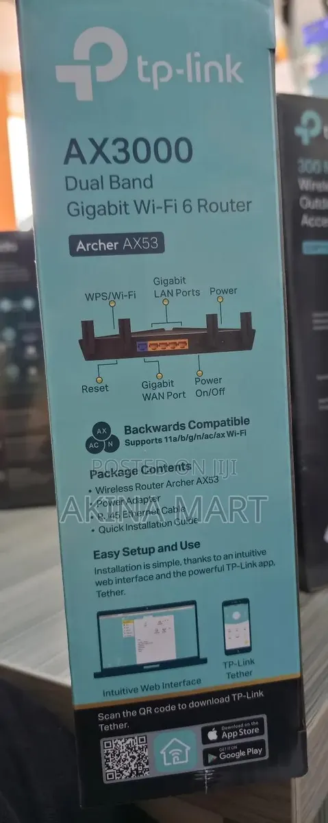 Ax3000 Dual Band Gigabit Wi-Fi 6 Router Archer Ax53 · Photo 1