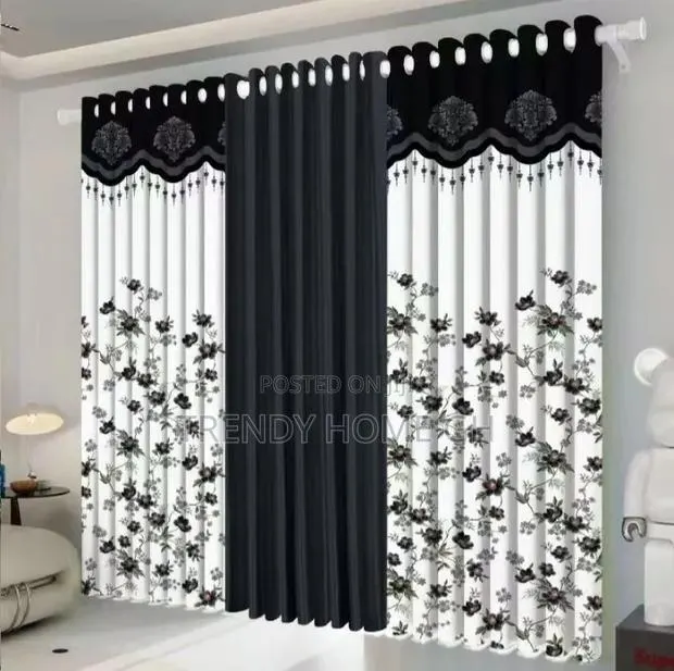 Elegant 3-in-1 Luxury Curtains · Photo 1