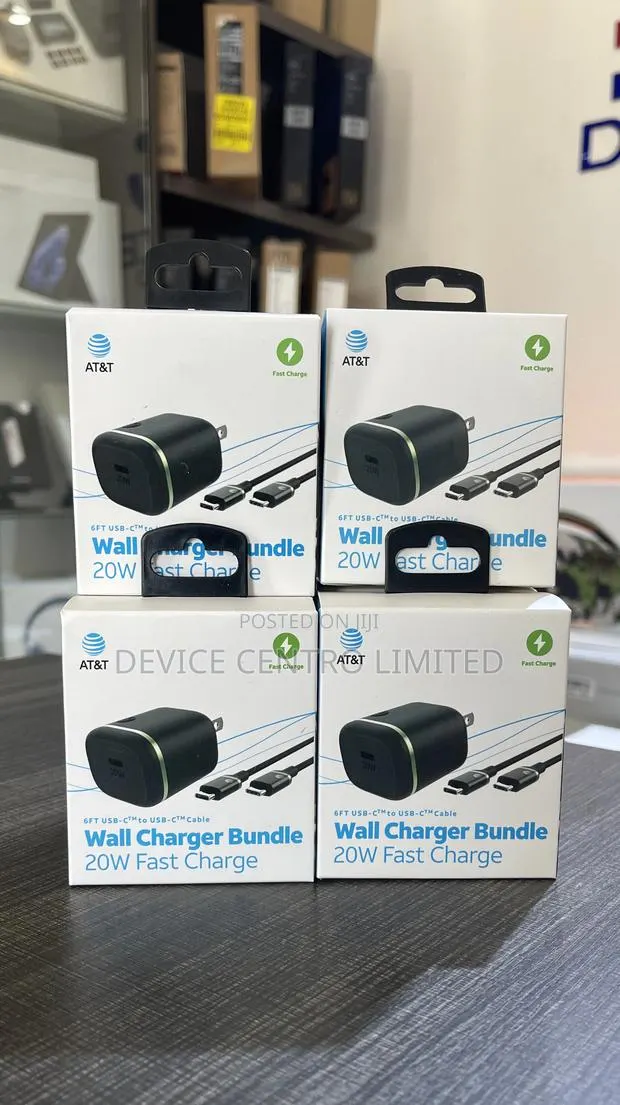At T USB C to USB C Wall Charger Bundle · Photo 1