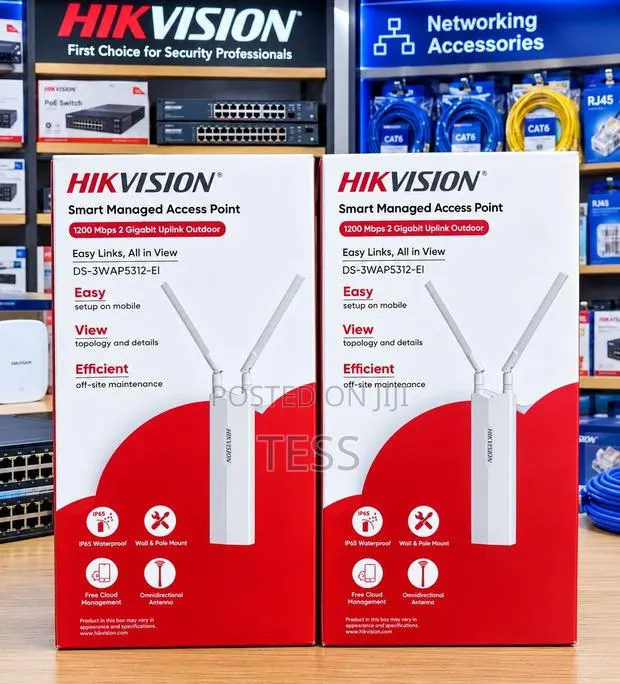 Hikvision Wi-Fi 5 1200M Outdoor Access Point AP DS-3WAP5312-EI · Photo 1