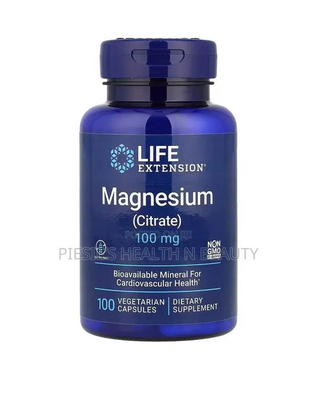 Life Extension Magnesium Citrate 100mg, 100veg Caps · Photo 1