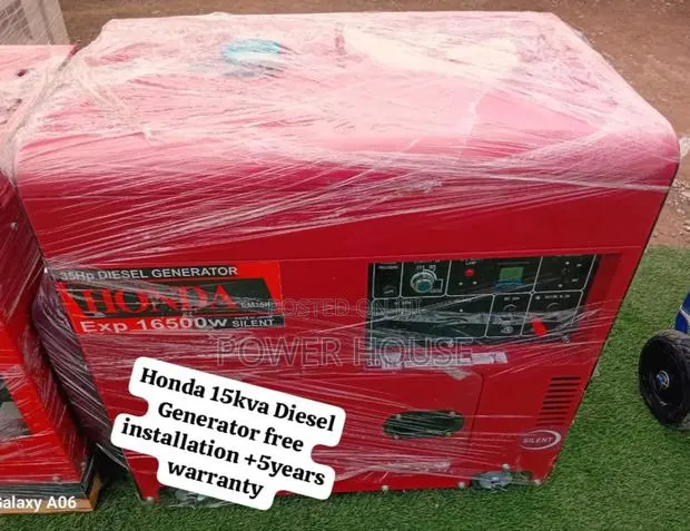 Clock Work Dynamo Honda Diesel Generator 15kva Silent · Photo 1