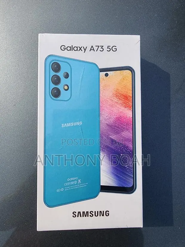 New Samsung Galaxy A73 5G 256 GB Black · Photo 1