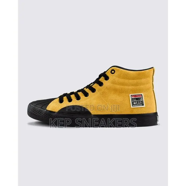 Vision Street Wear Suede High Top Mustard Yellow · Photo 1