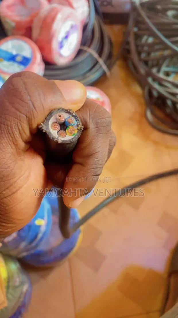 4mm by 5c Armored Cable 70gh Per Meter · Photo 1