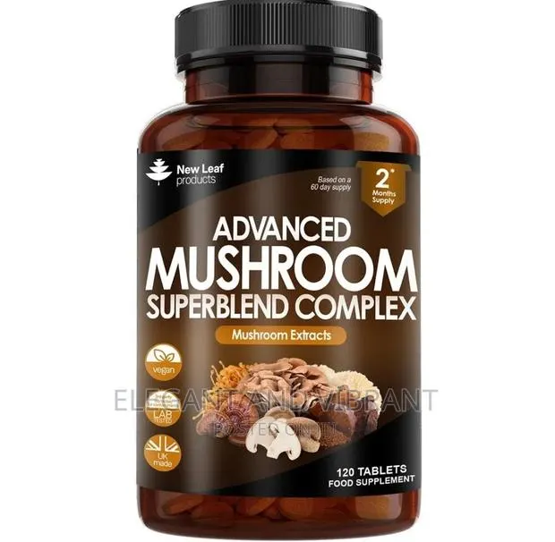 Mushroom Complex - Superblend of 6 Mushroom Extracts-120tab · Photo 1