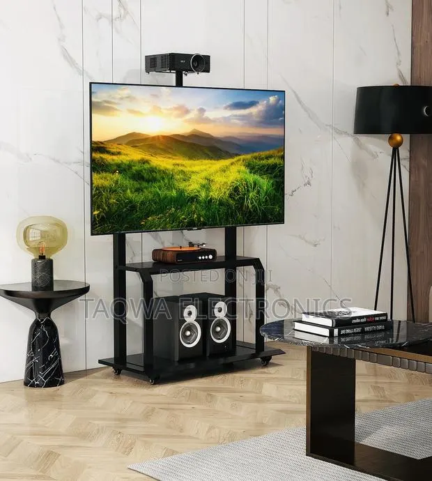 The Floor Standing Mobile Tv Stand 60-100 Inches · Photo 1