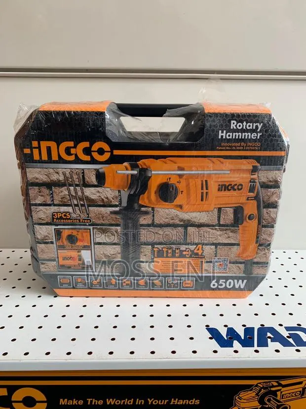 Rotary Hammer 650w With 3 SDS-Plus Drills - Rgh6528 · Photo 1