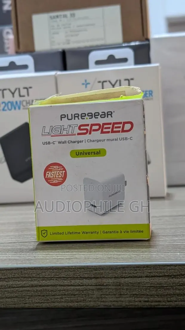 Pure Gear LightSpeed - 20W Single USB-C PD Wall Charger · Photo 1