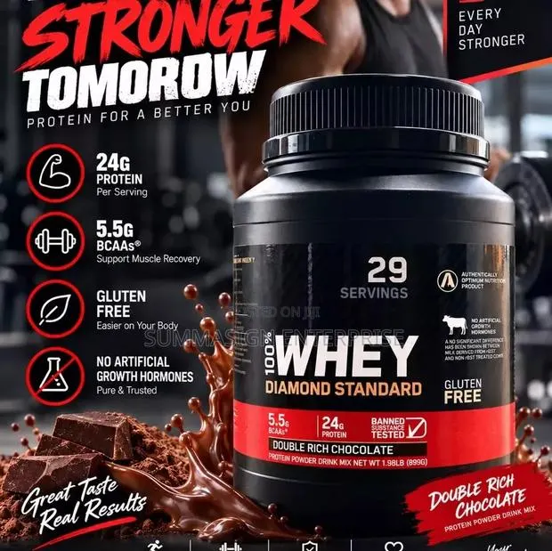 Diamond Standard Whey Protein Powder – Build Lean Muscle Fast! · Photo 1