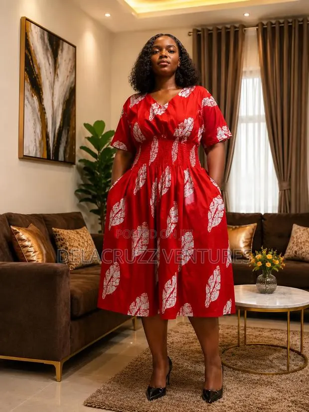 Ankara African Print Dress Wholesale Price · Photo 1