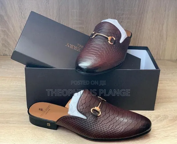 Frank Perry Leather Half Shoe Brown · Photo 1