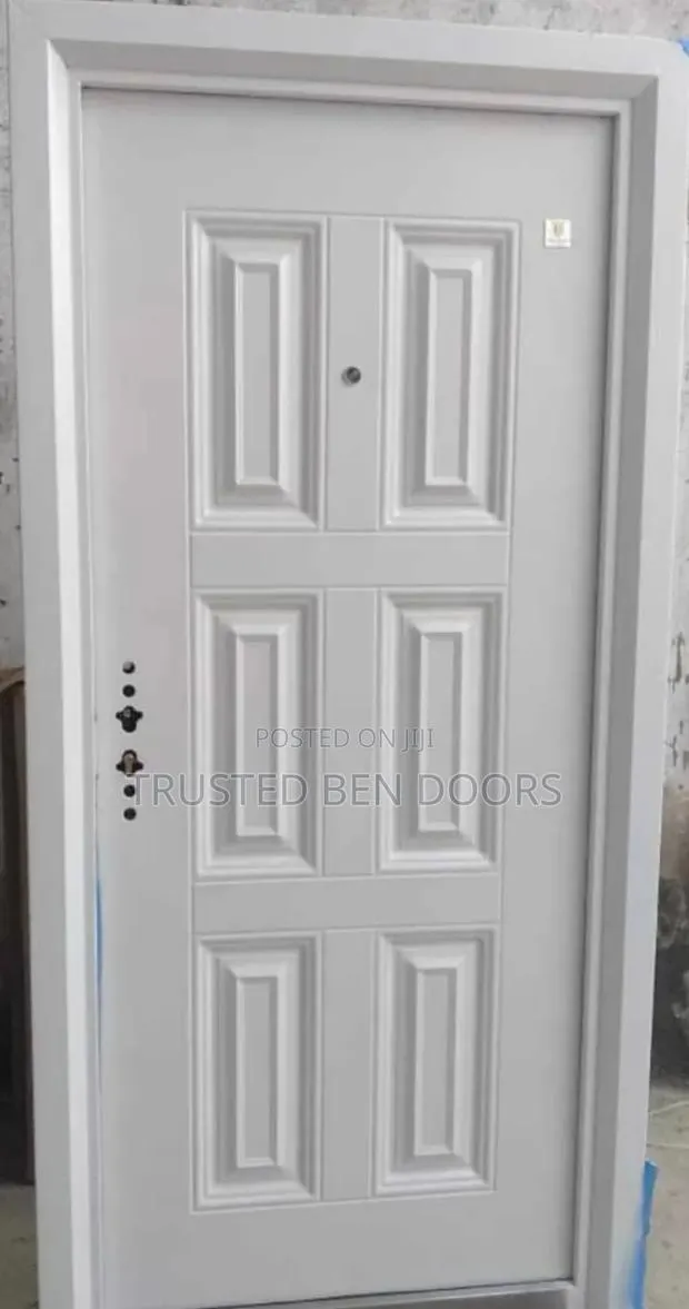 All White Paladin Turkey Single Security Doors for Main Entrance · Photo 1