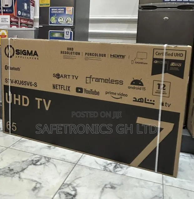 Check Out 65 Inch Led Uhd Ultra Smart Sig-Ku65v6-S Sigma Tv · Photo 1