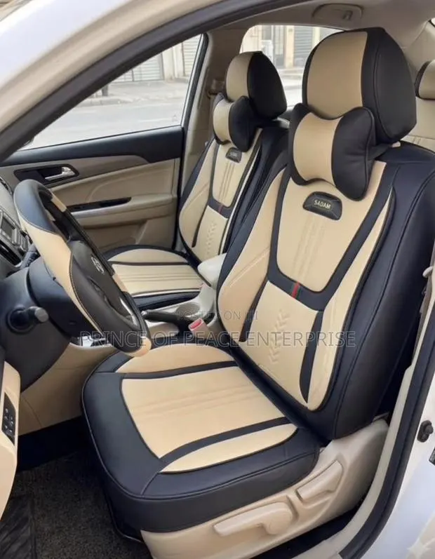 Original Leather Car Seat Cover WTH Neck Pillows · Photo 1