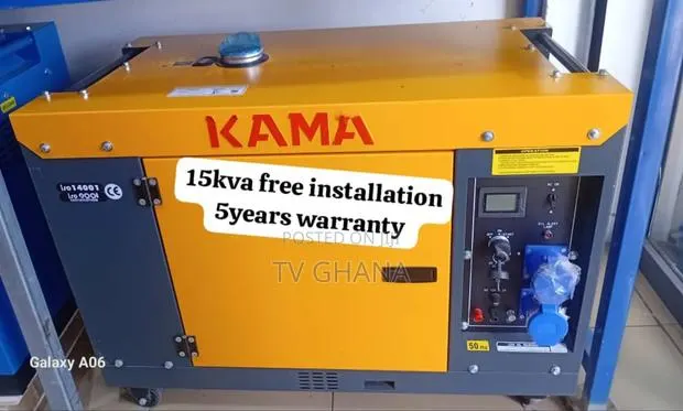 Power for Side Hustle Kama 15kva Diesel Generator Diesel · Photo 1