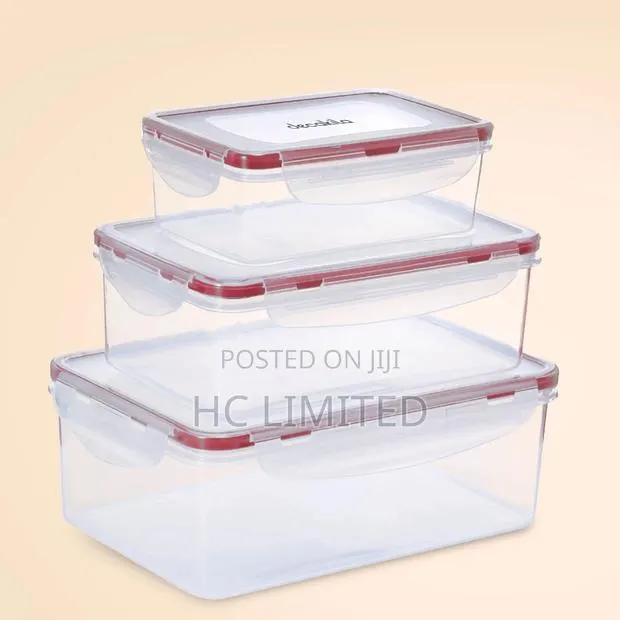 Decakila Sealed Food Container Set of 3 - Kmtt123w · Photo 1