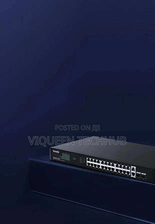 24ge+2sfp Ethenet Switch With 24 Port Ppe With 370w Poe · Photo 1