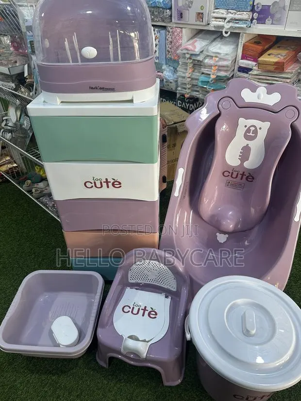 Baby Bath Set With Drawer/Wardrobe · Photo 1