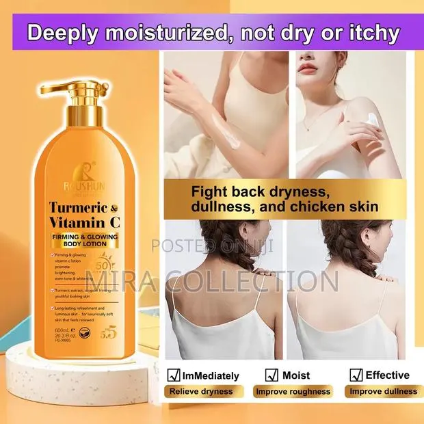 Roushun Tumeric and Vitamin C Body Lotion · Photo 1
