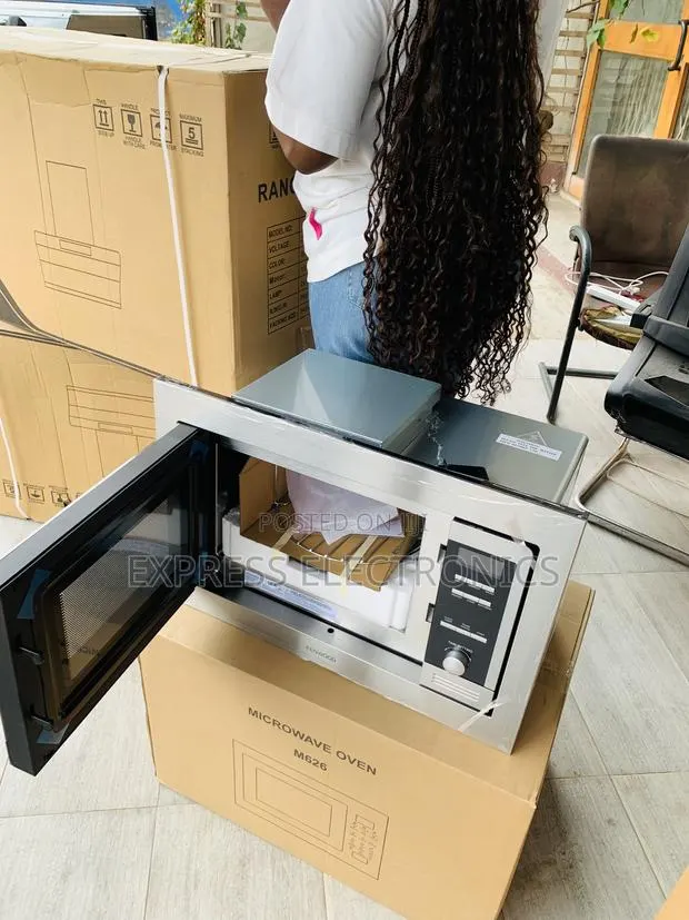 Text Us for Kenwood 60cm Inbuilt Microwave – Sleek Built-in Sliver · Photo 1