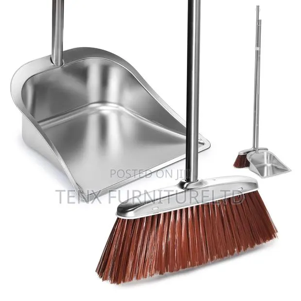 Broom( 2pcs Stainless Steel ) With Duster · Photo 1