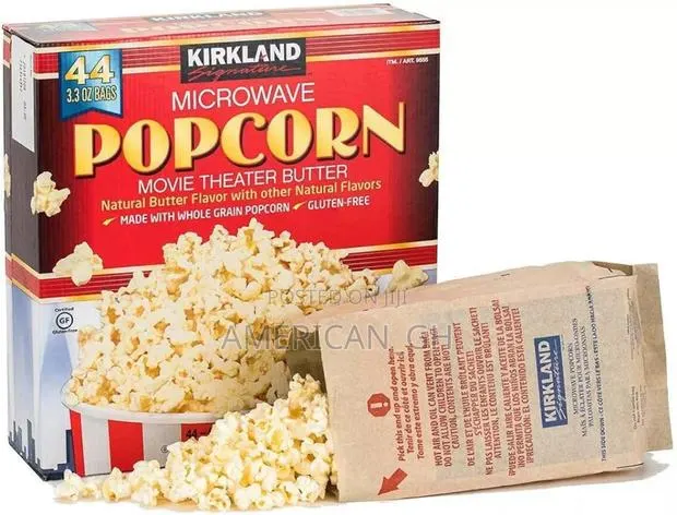 Kirkland Signature Microwave Popcorn Butter Flavored · Photo 1