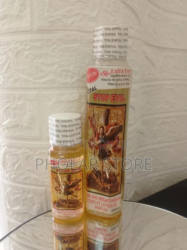 Stop Evil Perfume ( Big 100ghc, M-70ghc, S-50ghc) · Photo 1