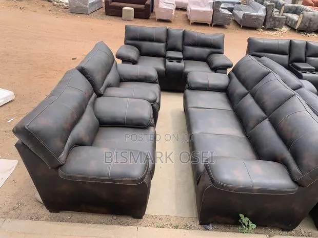 Royal Seven Seater Leather Set · Photo 1