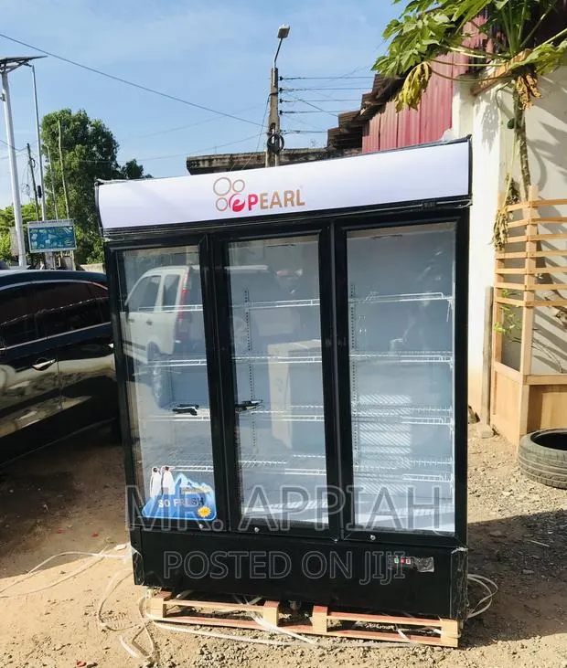 Shop Affordable Pearl PVC-150(950L)3 Door Display Fridge. · Photo 1