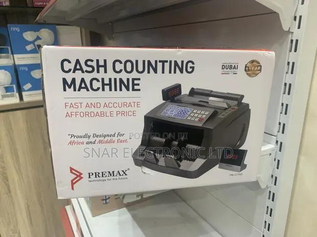 Fake Note Detection Premax Money Counting Machine · Photo 1