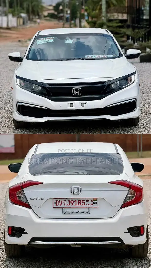 Honda Civic 2019 White · Photo 1