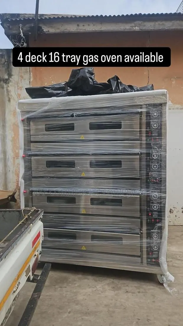Commercial 4 Deck 16 Tray Gas Baking Oven · Photo 1